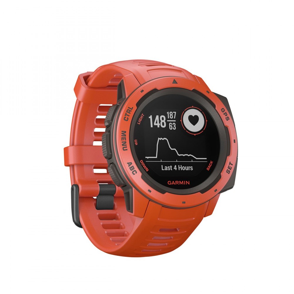 Спортивные часы Garmin Instinct Flame Red