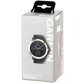 Спортивные часы Garmin Vivoactive 3 Silicone Steel/Black