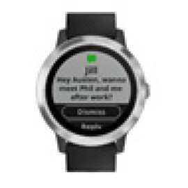 Спортивные часы Garmin Vivoactive 3 Silicone Steel/Black