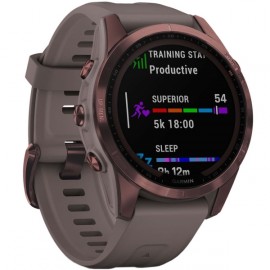 Спортивные часы Garmin Fenix 7s Sapphire Solar Bronze/Shale Gray