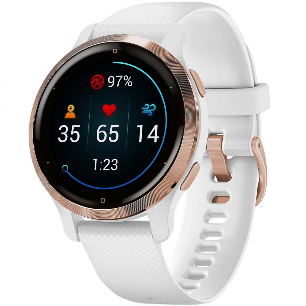 Спортивные часы Garmin Venu 2 Rose Gold/White (010-02429-13)