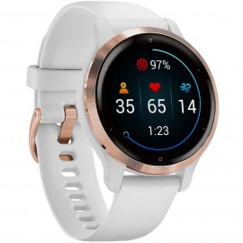 Спортивные часы Garmin Venu 2 Rose Gold/White (010-02429-13)