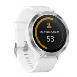 Спортивные часы Garmin Vivoactive 3 Silicone Steel/White