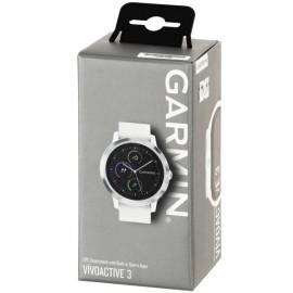 Спортивные часы Garmin Vivoactive 3 Silicone Steel/White