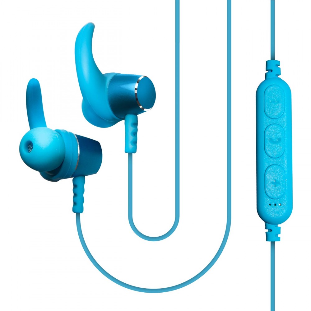 Спортивные наушники Bluetooth QUB STN-180 Blue