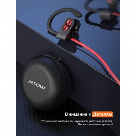 Спортивные наушники MPOW Flame S aptX-HD Black/Red (MPBH088ER)