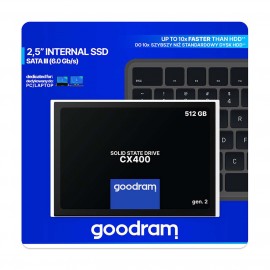 Внутренний SSD накопитель Goodram 512GB CX400 Gen.2 (SSDPR-CX400-512-G2)