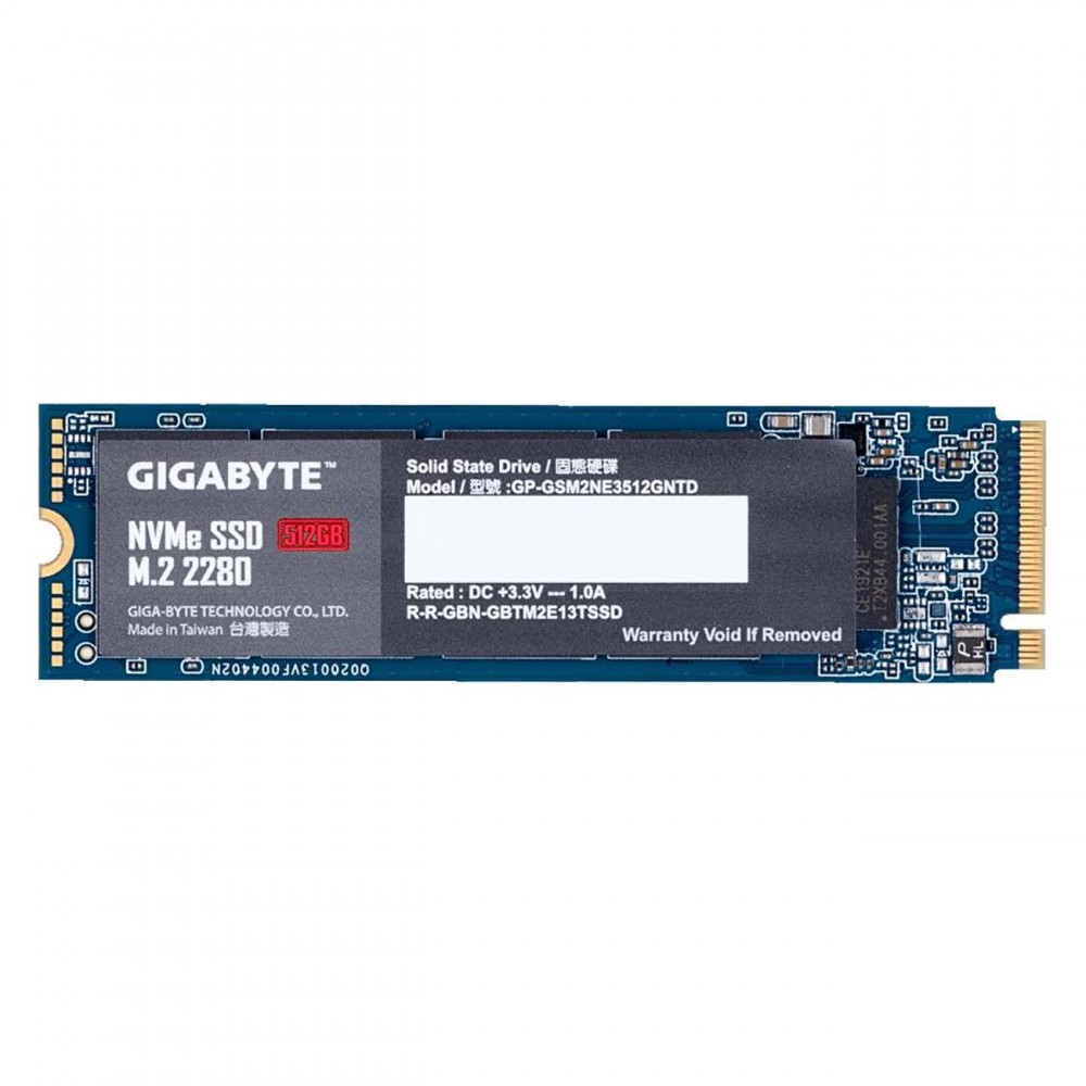 Внутренний SSD накопитель GIGABYTE 512GB NVMe M.2 2280 (GP-GSM2NE3512GNTD)