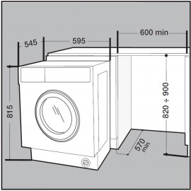 Встраиваемая стиральная машина Hotpoint-Ariston BI WMHG 71284 EU 