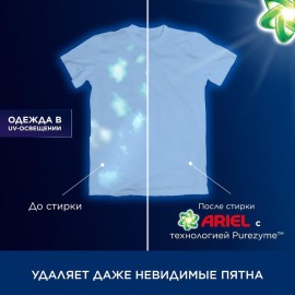 Жидкость для стирки Ariel Гель-концентрат Насыщенный цвет 2x1,95л