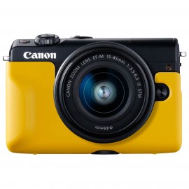 Сумка для компактных фотокамер Canon M100 PU LEATHER FACE JACKET YELLOW (CC-FJ001)