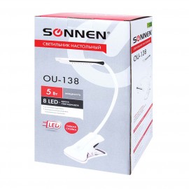 Светильник настольный Sonnen OU-138 5W White (236668)