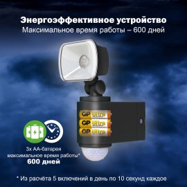 Светильник LED GP Safeguard 60Лм (LSS5B-2B1)