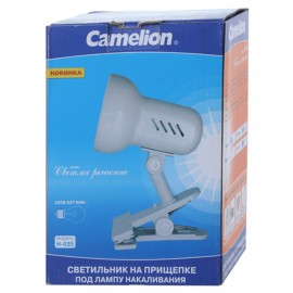 Светильник Camelion H-035 С03 прищепка серебристый