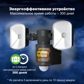 Светильник LED GP Safeguard 260Лм (LSS8B-2B1)