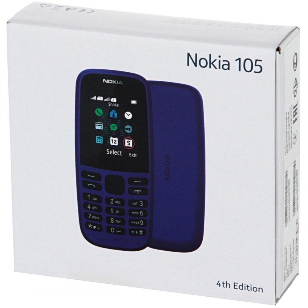 Мобильный телефон Nokia 105DS (2019) Black (TA-1174) - купить по доступной  стоимости с доставкой по Москве из интернет-магазина Lostelecom