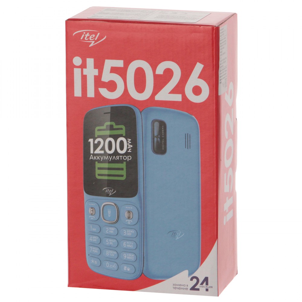 Мобильный телефон Itel IT5026 DS Blue - купить по доступной цене с  доставкой по Москве из интернет-магазина Lostelecom