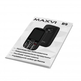 Мобильный телефон Maxvi B9 Black