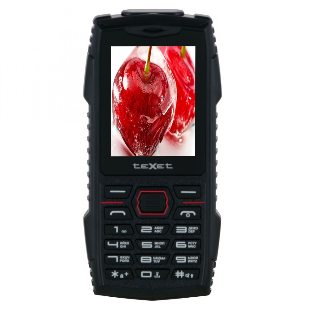 Мобильный телефон teXet TM-519R Black/Red