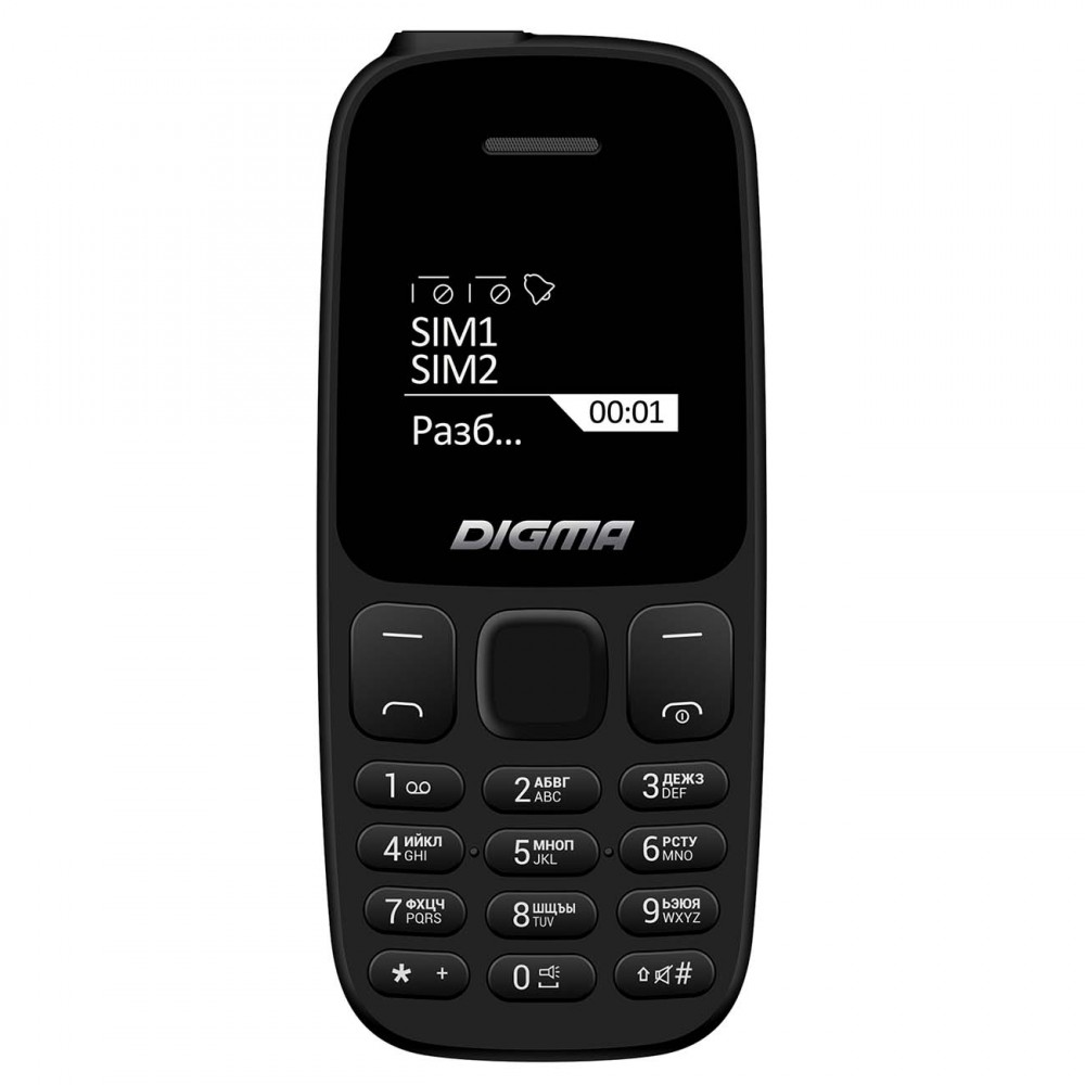 Мобильный телефон Digma Linx A106 Black (LT1065PM)