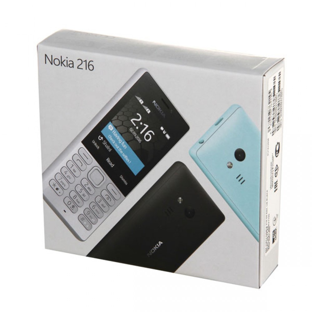 Мобильный телефон Nokia 216 DS Black (RM-1187)