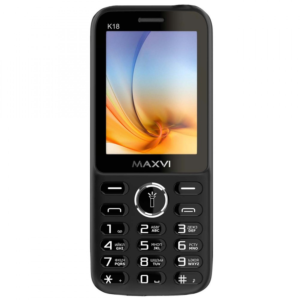 Мобильный телефон Maxvi K18 Black