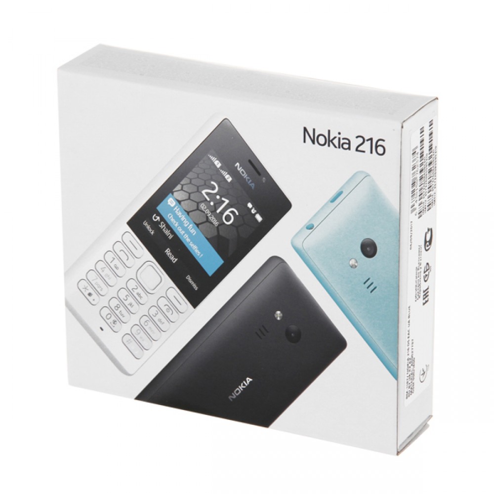 Мобильный телефон Nokia 216 DS Blue (RM-1187) - купить по низкой цене с  доставкой по Москве из интернет-магазина Lostelecom