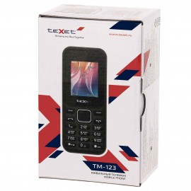 Мобильный телефон teXet TM-123 Black