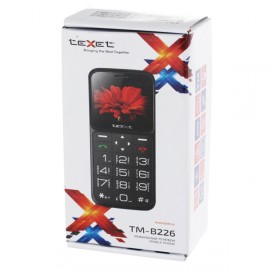 Мобильный телефон teXet TM-B226 Black/Red