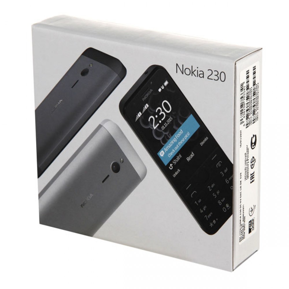 Мобильный телефон Nokia 230 Dual SIM Black