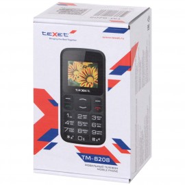 Мобильный телефон teXet TM-B208 Black