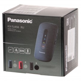 Мобильный телефон Panasonic TU456 Black (KX-TU456RUB)