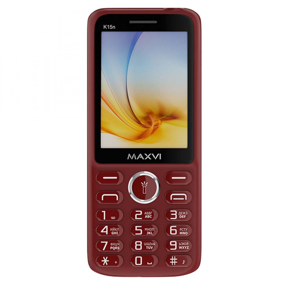 Мобильный телефон Maxvi K15n Wine Red