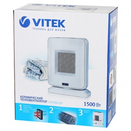 Тепловентилятор керамический Vitek VT-2052 GY