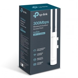 Точка доступа Wi-Fi TP-Link EAP110-Outdoor N300 10/100BASE-TX белый