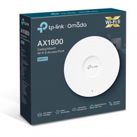 Точка доступа Wi-Fi TP-Link EAP610 AX1800 10/100/1000BASE-TX белый