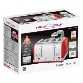 Тостер Profi Cook PC-TA 1194 rot