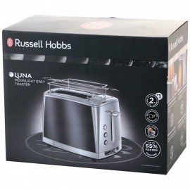 Тостер Russell Hobbs Luna Toaster 2 SL Grey 23221-56