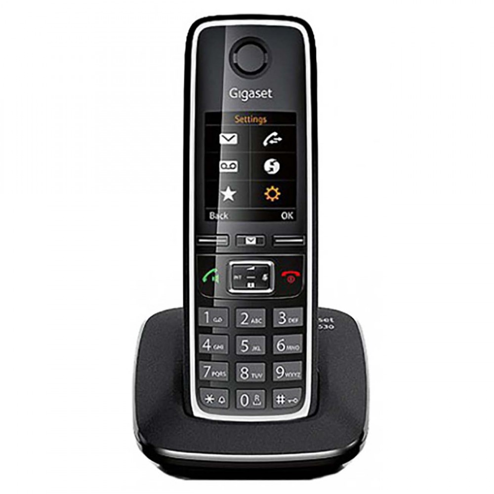 Трубка к ТА Gigaset C530H Black (S30852-H2562-S301)