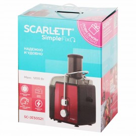 Соковыжималка центробежная Scarlett SC-JE50S21 Red