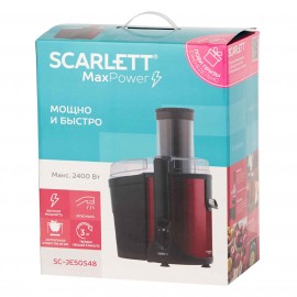 Соковыжималка центробежная Scarlett SC-JE50S48 Red