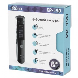 Диктофон цифровой Ritmix RR-190 8Gb