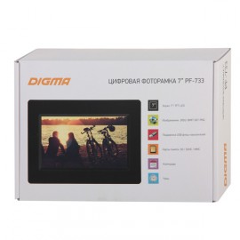 Цифровая фоторамка Digma PF-733 Black