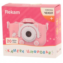 Фотоаппарат детский Rekam iLook K390i Pink