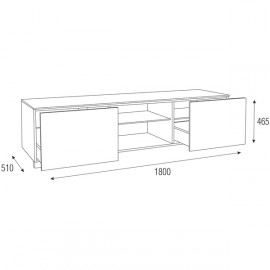 Подставка для телевизора MetalDesign MB-31 Aluminum/Smoke