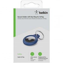 Держатель с кольцом Belkin для Apple AirTag, Blue (F8W973btBLU)