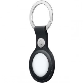 Брелок Apple AirTag Leather Key Ring Midnight (MMF93ZM/A)