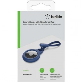 Держатель с ремешком Belkin для Apple AirTag, Blue (F8W974btBLU)