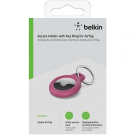 Держатель с кольцом Belkin для Apple AirTag, Pink (F8W973btPNK)