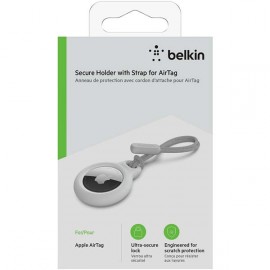 Держатель с ремешком Belkin для Apple AirTag, White (F8W974btWHT)